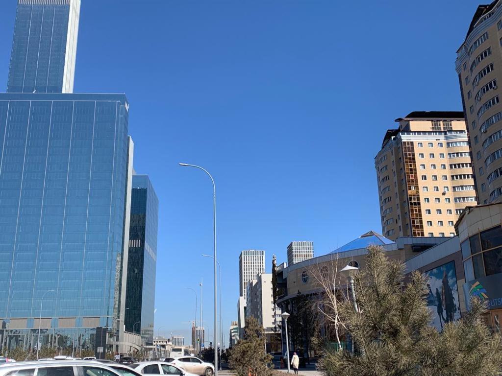 Квартира С Видом На Abu Dhabi Plaza Astana Dış mekan fotoğraf